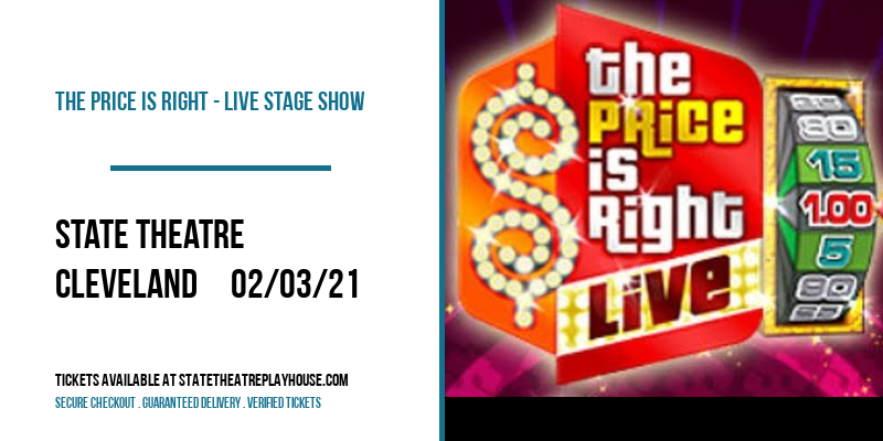 The Price Is Right - Live Stage Show at State Theatre tickets The Price Is Right - Live Stage Show at State Theatre