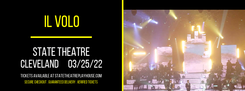 Il Volo at State Theatre tickets Il Volo at State Theatre