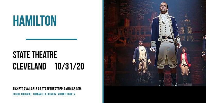Hamilton at State Theatre tickets Hamilton at State Theatre