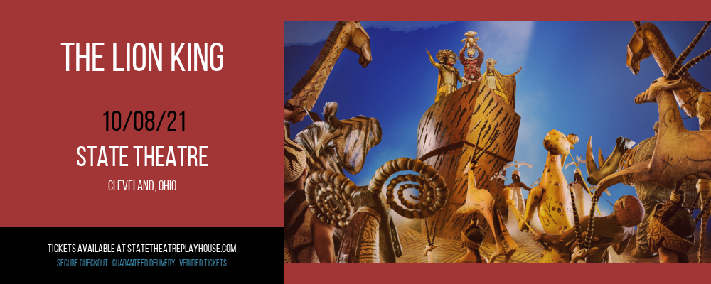 The Lion King at State Theatre tickets The Lion King at State Theatre