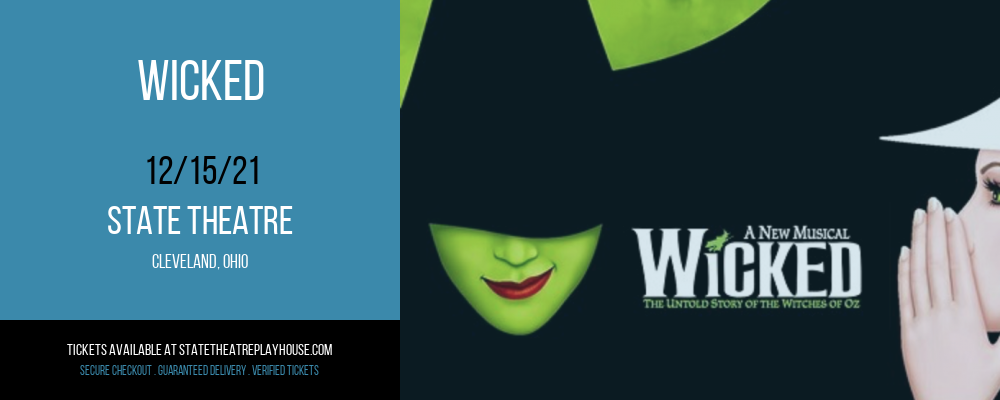 Wicked at State Theatre tickets Wicked at State Theatre