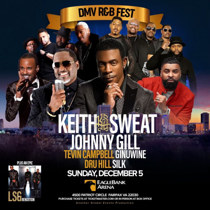 Keith Sweat, Ginuwine & Silk at State Theatre