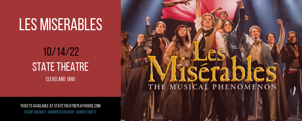 Les Miserables at State Theatre tickets Les Miserables at State Theatre