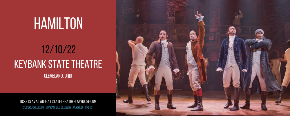 Hamilton at State Theatre tickets Hamilton at State Theatre