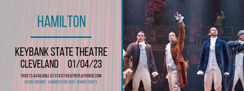 Hamilton at State Theatre tickets Hamilton at State Theatre