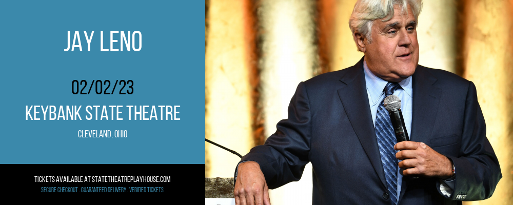 Jay Leno at State Theatre tickets Jay Leno at State Theatre