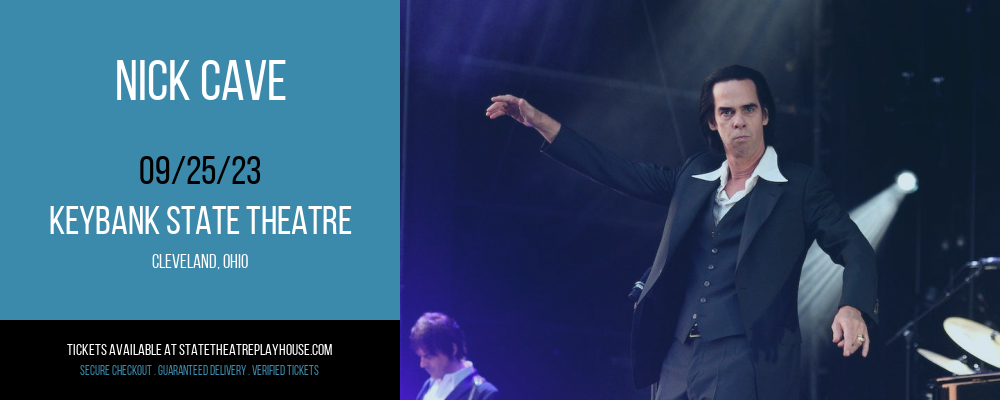 Nick Cave at State Theatre tickets Nick Cave at State Theatre