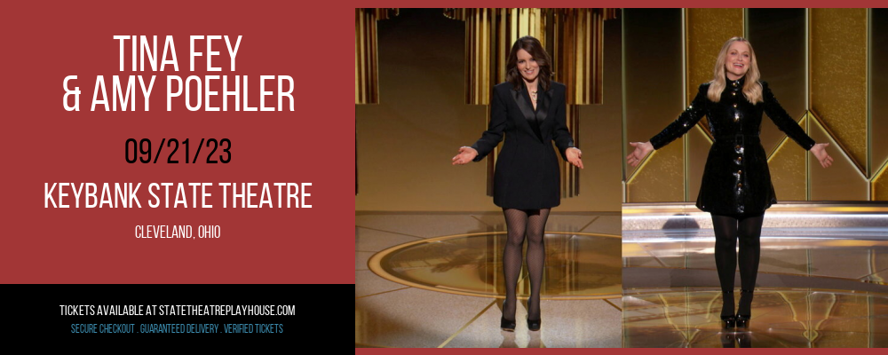 Tina Fey & Amy Poehler at KeyBank State Theatre