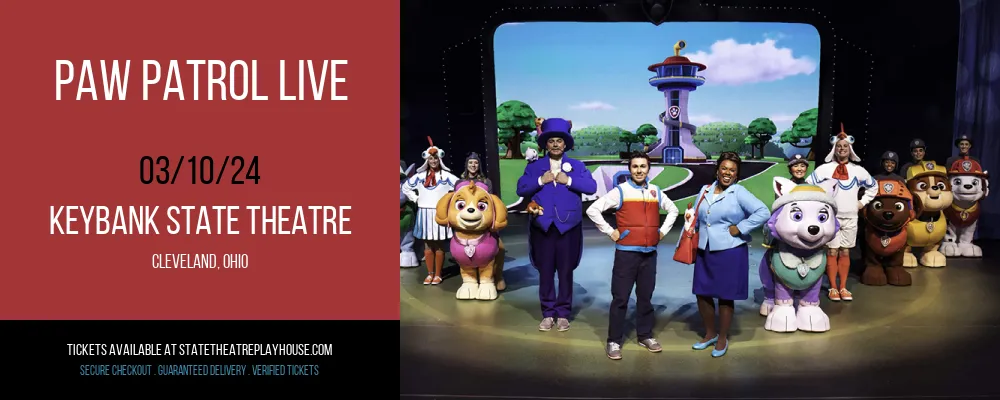 Paw Patrol Live at KeyBank State Theatre