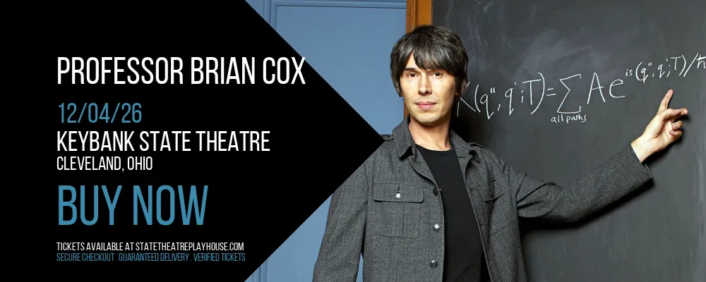 Professor Brian Cox at KeyBank State Theatre